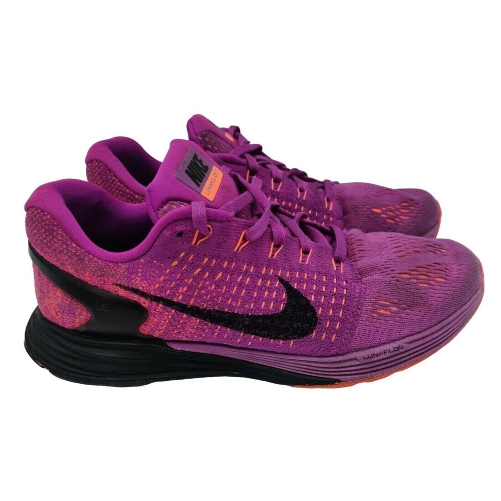 Nike Lunarglide Womens Size Running Shoes Purple/Black